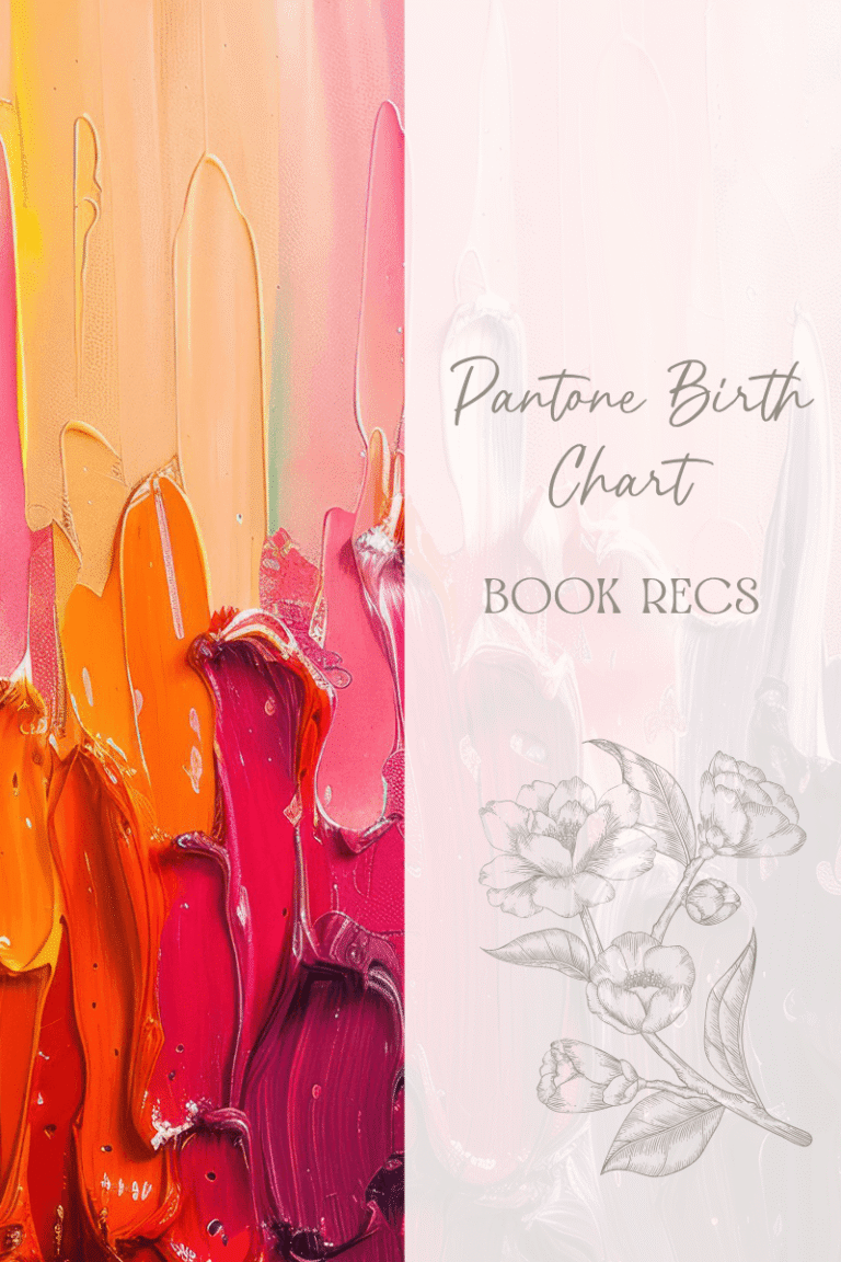 Panton Birth Chart Palette Book Recommendations