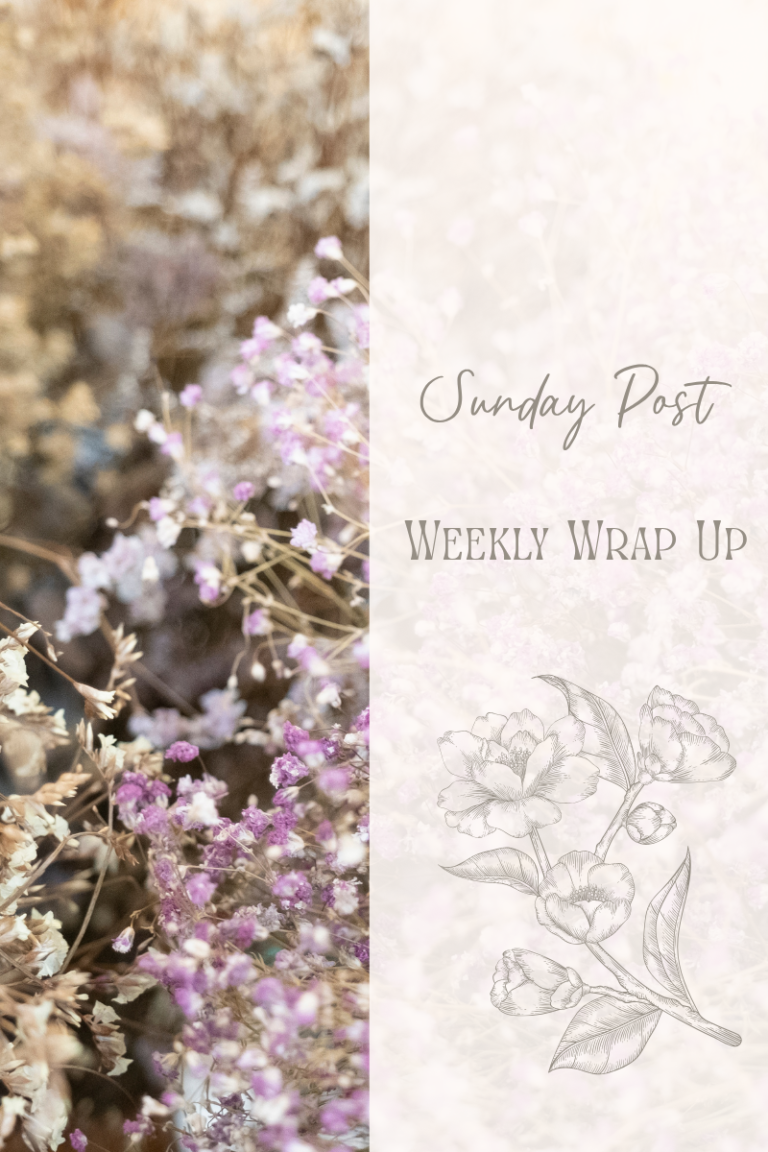 Sunday Post: Week #31-August 2nd through August 8th